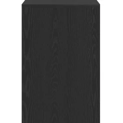 vidaXL Bureau 101x50x76,5 cm spaanplaat zwart eikenkleurig