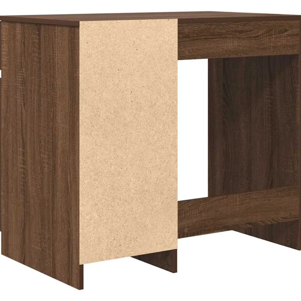 vidaXL Bureau 86x49x76 cm spaanplaat bruin eikenkleurig
