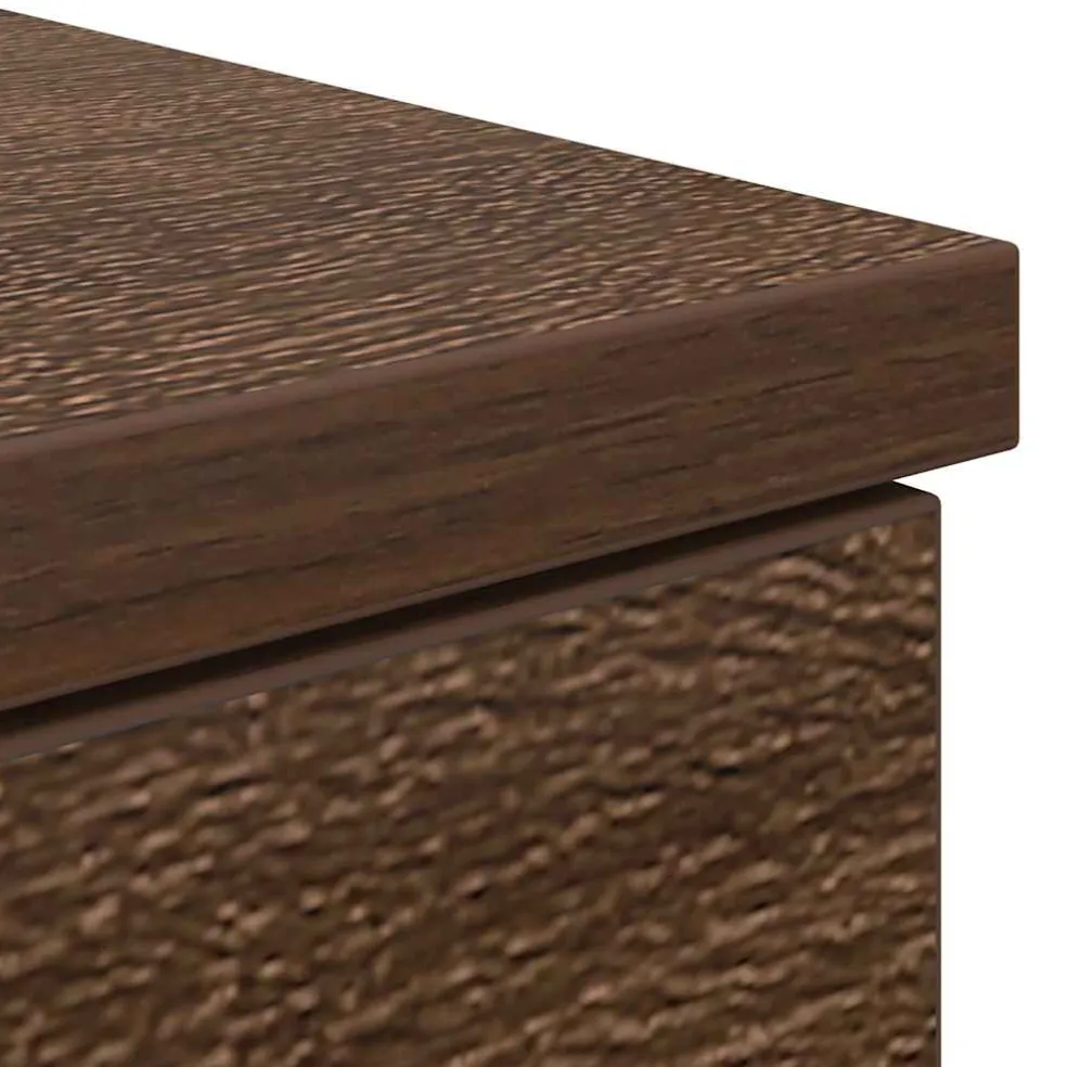 vidaXL Bureau 86x49x76 cm spaanplaat bruin eikenkleurig