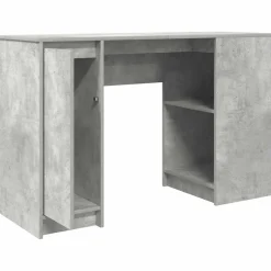 vidaXL Bureau 120x42x76 cm spaanplaat betongrijs