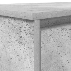 vidaXL Bureau 120x42x76 cm spaanplaat betongrijs