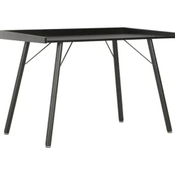 vidaXL Bureau 90x50x79 cm zwart