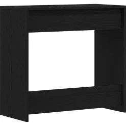 vidaXL Bureau Zwart Eiken Bewerkt hout 80 x 40 x 75 cm