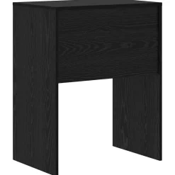 vidaXL Bureau Zwart Eiken 60 x 40 x 76 cm
