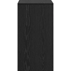 vidaXL Bureau Zwart Eiken 60 x 40 x 76 cm