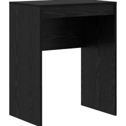 vidaXL Bureau Zwart Eiken 60 x 40 x 76 cm