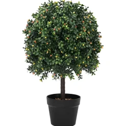 vidaXL Buxusbal Groen 35 x 35 x 50 cm Kunststof