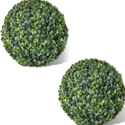 vidaXL Buxusbol kunstplant 35 cm 2 st
