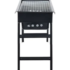 vidaXL Campingbarbecue draagbaar 60x22,5x33 cm roestvrij