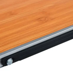 vidaXL Campingtafel inklapbaar 60x40 cm aluminium bruin