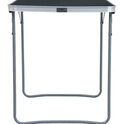 vidaXL Campingtafel inklapbaar met metalen frame 80x60 cm grijs