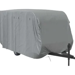 vidaXL Caravanhoes 460x250x220 cm vliesvlies grijs