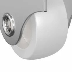 vidaXL Caster 2 st Wit 42 x 11,5 x 29 mm IJzer