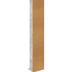 vidaXL CD Kast Betongrijs 33 x 23,5 x 175 cm Bewerkt hout