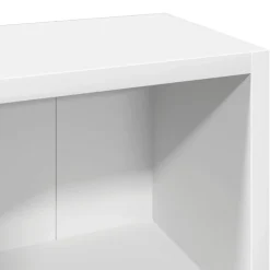 vidaXL Cd-kasten 2 st 21x16x93,5 bewerkt hout wit