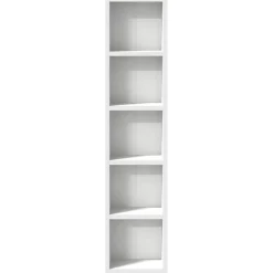 vidaXL Cd-kasten 2 st 21x16x93,5 bewerkt hout wit