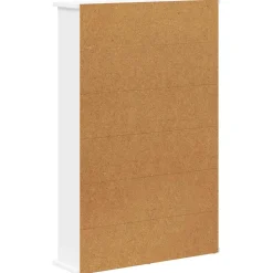 vidaXL CD Kast Wit 60 x 17 x 92 cm Bewerkt hout