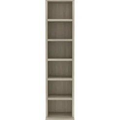vidaXL Cd-kast 21x20x88 cm bewerkt hout sonoma eikenkleurig