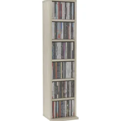 vidaXL Cd-kast 21x20x88 cm bewerkt hout sonoma eikenkleurig