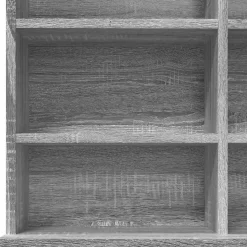 vidaXL Cd-kast 102x23x177,5 cm bewerkt hout grijs sonoma eikenkleurig