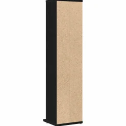 vidaXL CD-kast 21x20x88 cm spaanplaat zwart eikenkleurig