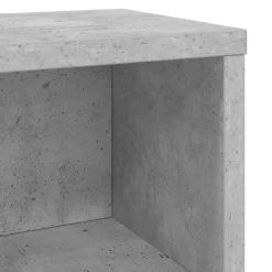 vidaXL CD Opslag Rek Betongrijs 40 x 17 x 17 cm Bewerkt hout