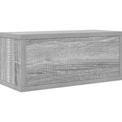 vidaXL CD Opslag Rek Grijs Sonoma 40 x 17 x 17 cm Bewerkt hout