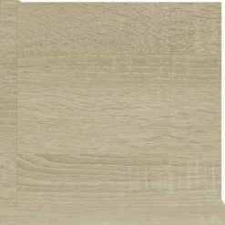 vidaXL Cd-wandschap 100x18x18 cm bewerkt hout sonoma eikenkleurig