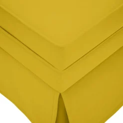 vidaXL Chaise longue met bolster en rechterarmleuning fluweel geel
