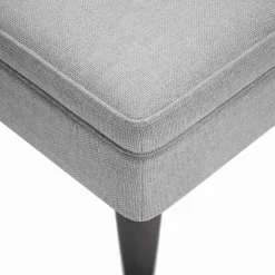 vidaXL Chaise longue met kussen corduroy stof blauw