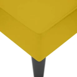 vidaXL Chaise longue met rechterarmleuning fluweel geel