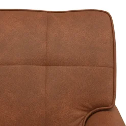 vidaXL Chaise Lounge Bruin Nep Leer 91 x 157 x 91 cm