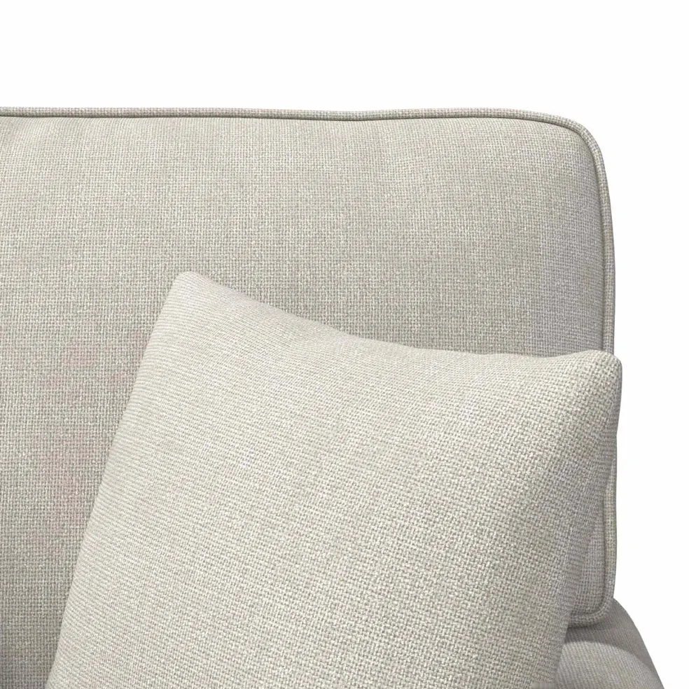 vidaXL Chaise Lounge met Rok Crèmekleurig 157 x 91 x 91 cm ARES