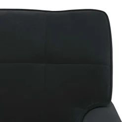 vidaXL Chaise Lounge Zwart Fluweel 91 x 157 x 91 cm