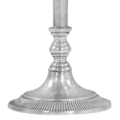 vidaXL Champagnekoeler 39x29x71 cm massief aluminium zilverkleurig