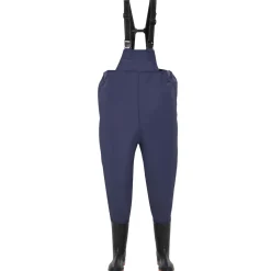 vidaXL Chest Waders met laarzen Maat 38 Blauw