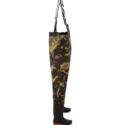 vidaXL Chest Waders met laarzen PVC gecoate polyester Maat 38