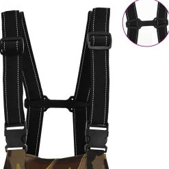 vidaXL Chest Waders met laarzen PVC gecoate polyester Maat 38