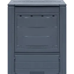vidaXL Compostbakken 2 st 520 L 60x60x73 cm grijs