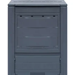 vidaXL Compostbakken 3 st 780 L 60x60x73 cm grijs