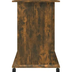 vidaXL Computerbureau 80x50x75 cm bewerkt hout gerookt eikenkleurig