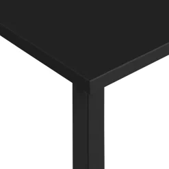 vidaXL Computerbureau 105x50x72 cm MDF en metaal zwart