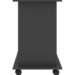 vidaXL Computerbureau 80x50x75 cm spaanplaat grijs