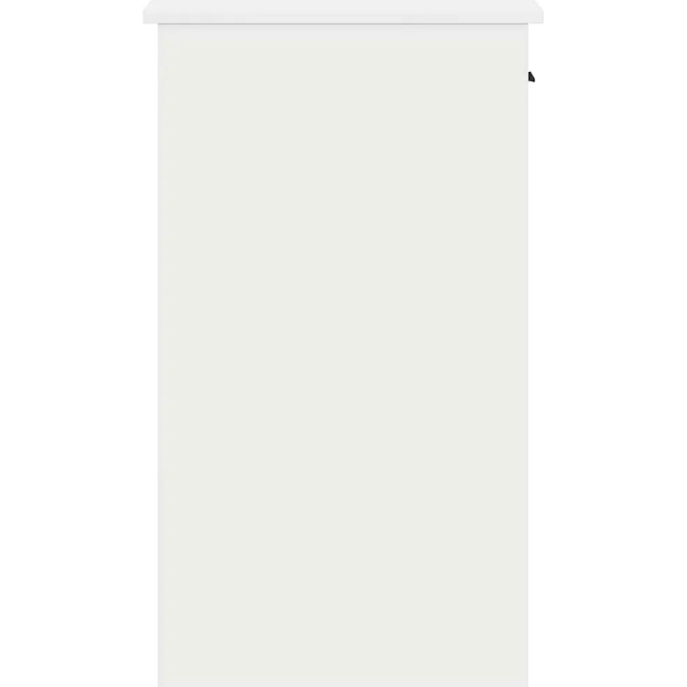 vidaXL Computertorenstandaard met lade 35x45x77 cm wit