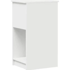 vidaXL Computertorenstandaard met lade 35x45x77 cm wit