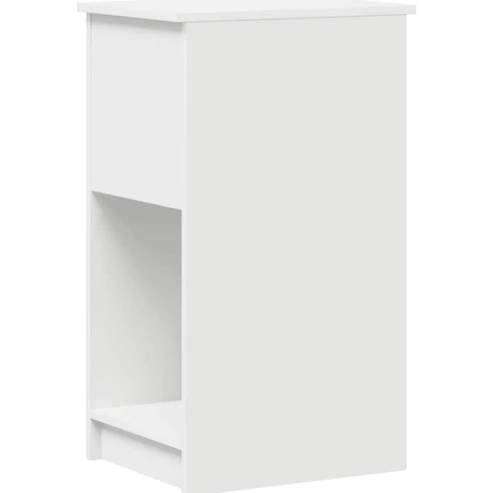 vidaXL Computertorenstandaard met lade 35x45x77 cm wit