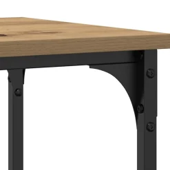 vidaXL Console Tafel artisanaal eikenkleurig 100 x 35 x 75 cm