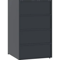 vidaXL Containerberging 2 containers 138x79x117 cm staal antraciet