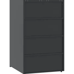 vidaXL Containerberging 5 containers 345x79x117 cm staal antraciet
