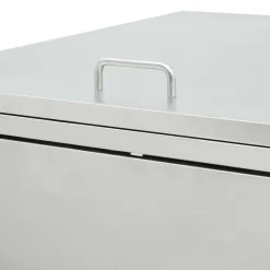 vidaXL Containerberging dubbel 240 L roestvrij staal